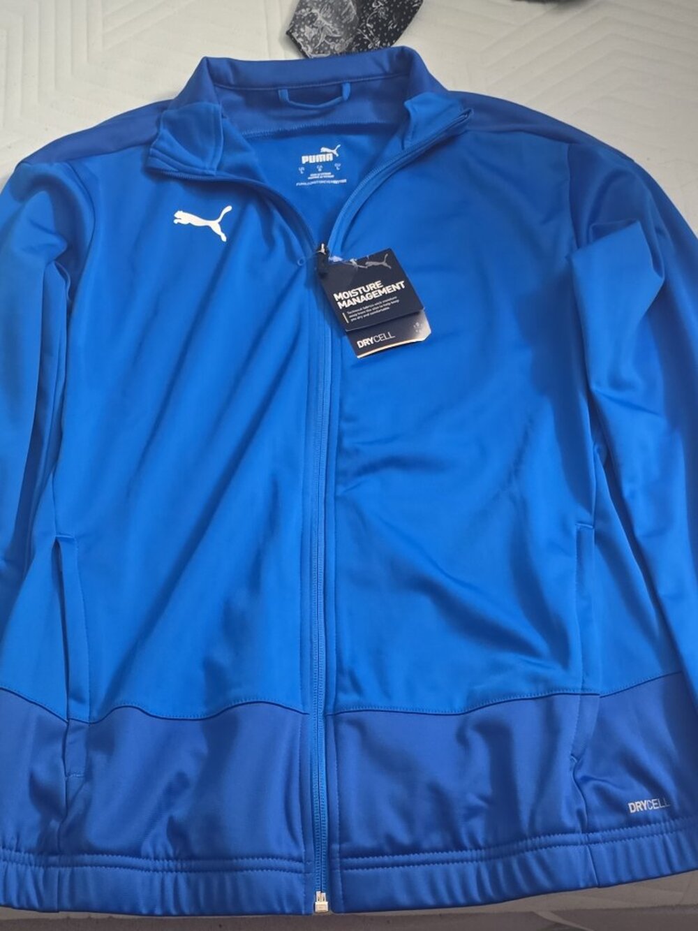 PUMA DryCELL Blue Full Zip Track Jacket
